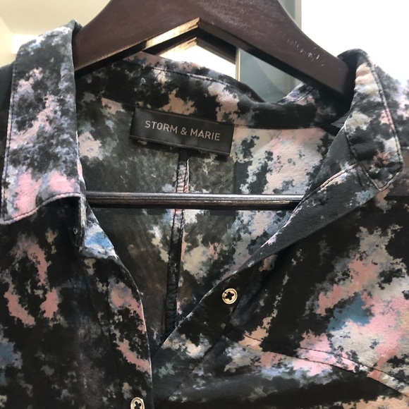 Silk Duster Blouse - Storm & Marie - Picture 2 of 8